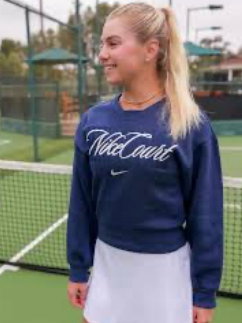 Nike Women's Court Collection French Terry Crewneck Tennis Shirt NWT Blue
Medium - Picture 2 of 13